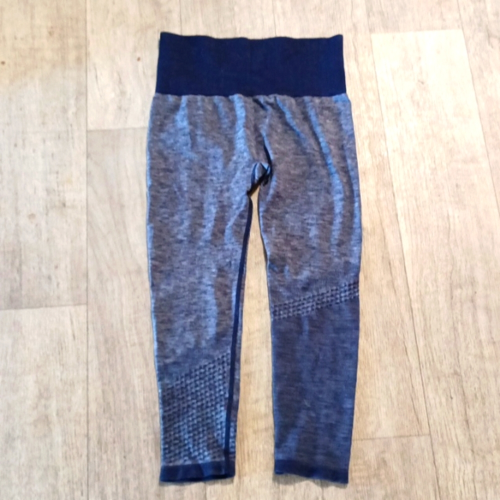 Women Blue Stretch pants leggings Sportswear Activewear lounge Sz Med ZELLA